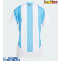 Argentina Replica Home Shirt Ladies Copa America 2024 Short Sleeve